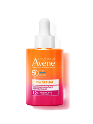 AVÉNE, ULTRA SERUM SPF50+ EFECTO RELLENADOR